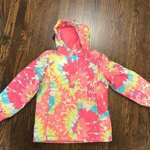 Super cute girls  flowery winter coat sz 10-12 The Children’s Place